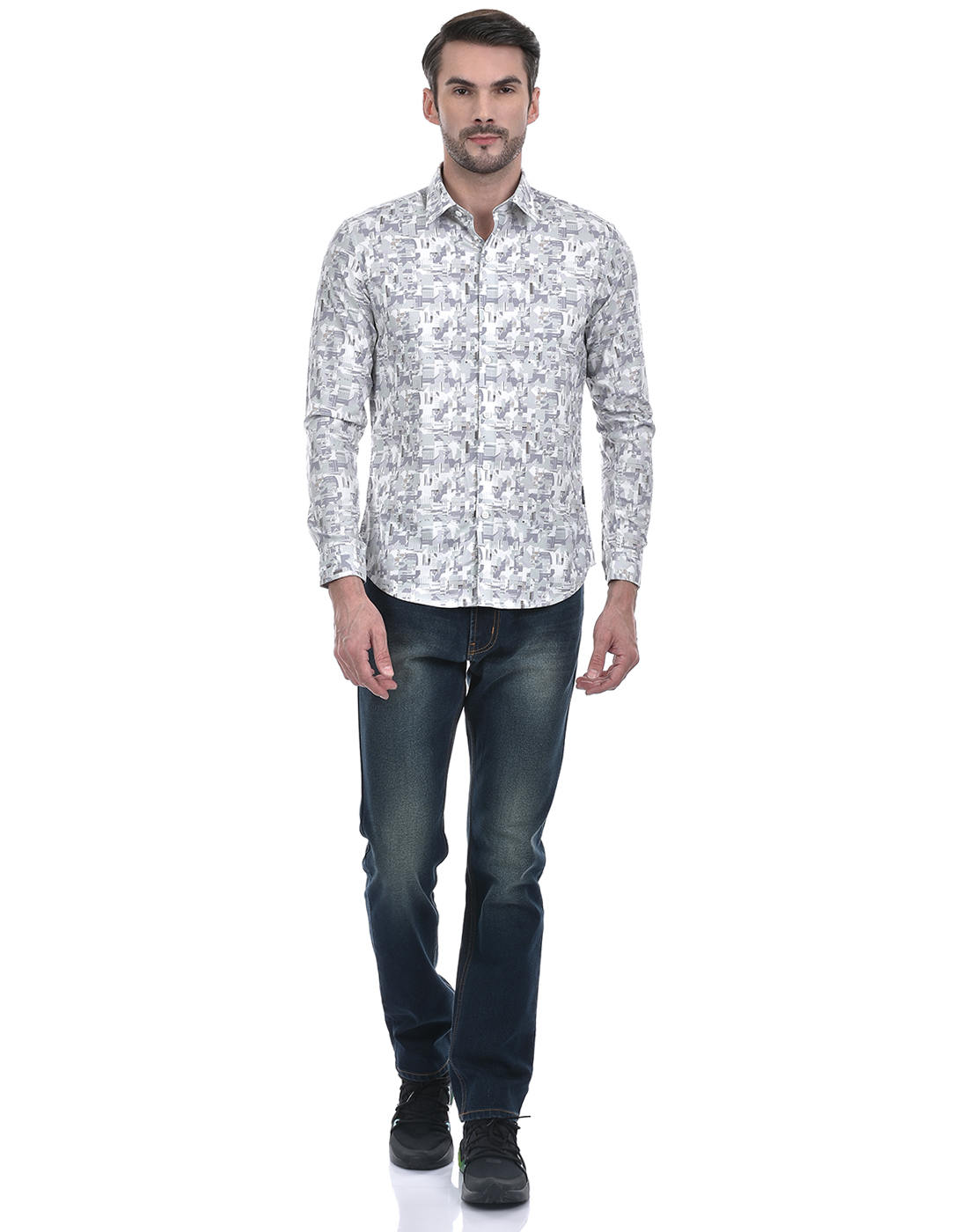 Numero Uno Men Solid Dark Blue Jeans